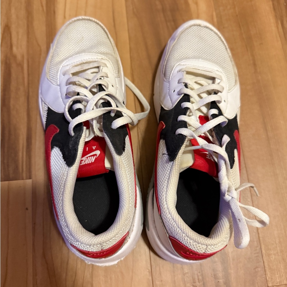 Nike 7Y (8.5W) Red and White Sneakers